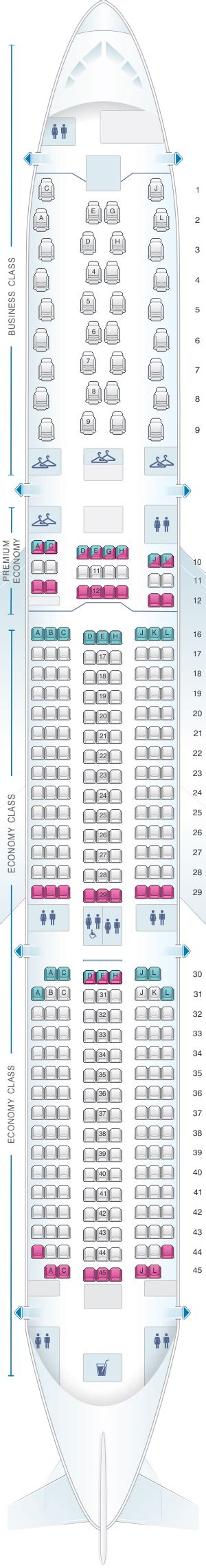 air france a350 seating chart.